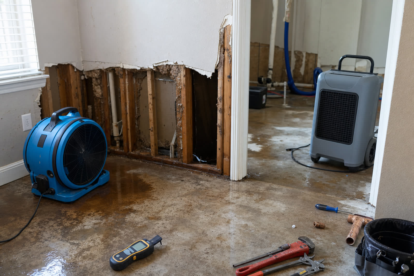 Water Damage Restoration in Moore, OK | Trustworthy Restoration