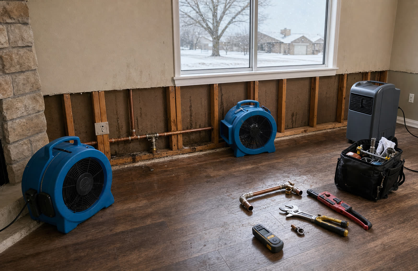 Water Damage Restoration in Oklahoma City, OK | Trustworthy Restoration