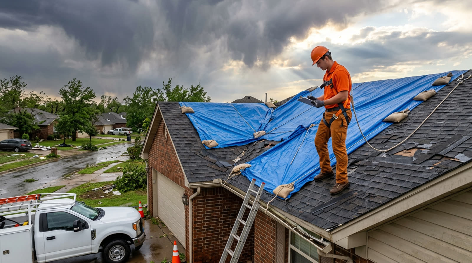 Storm Damage Restoration in Oklahoma City, OK | Trustworthy Restoration